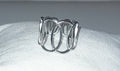 Stainless Steel Adjustable Open Ring (silver or golden colour)